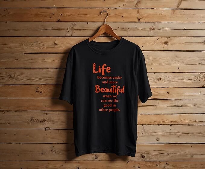 Short Sleeve Shark Black T-Shirts For Mens In Pakistan