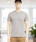 Short Sleeve Silver Sand T-Shirt Closeup Picture
