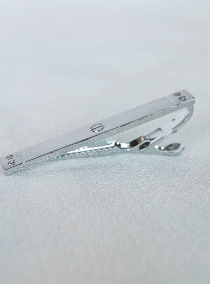 Elegant Silver Tie Pin