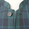 Green Black Check Waist Coat - Image 2