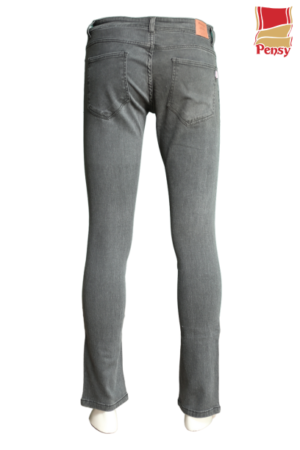 Charcoal Gray Faded Jeans - Image 3