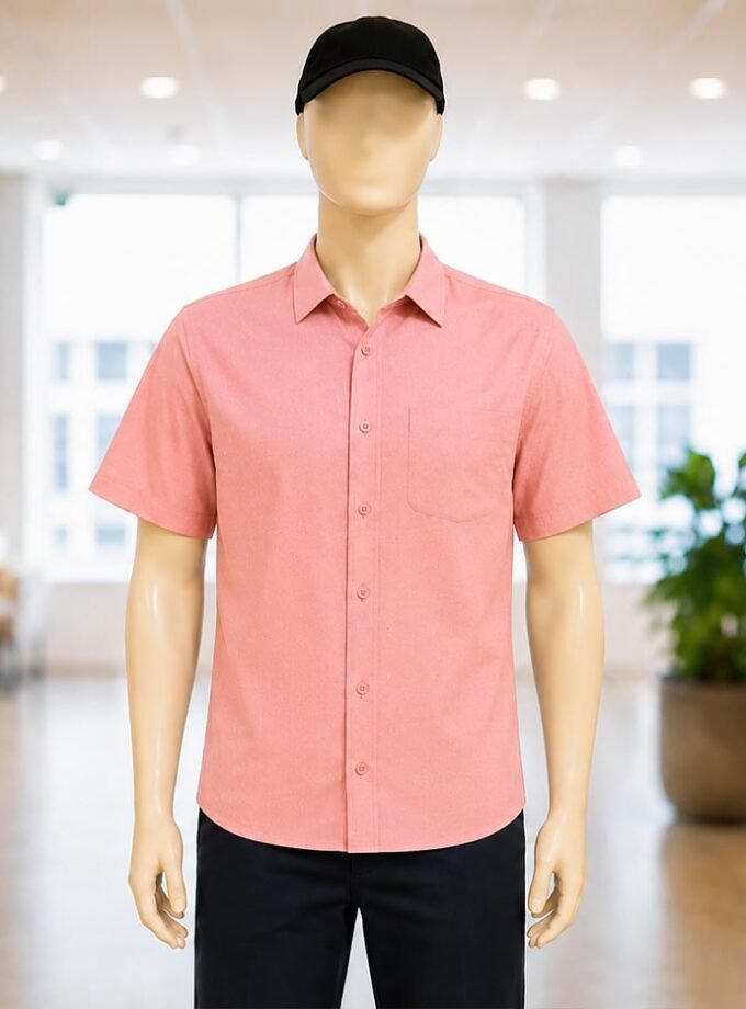 Coral Tree Business Shirt Closeup Picture