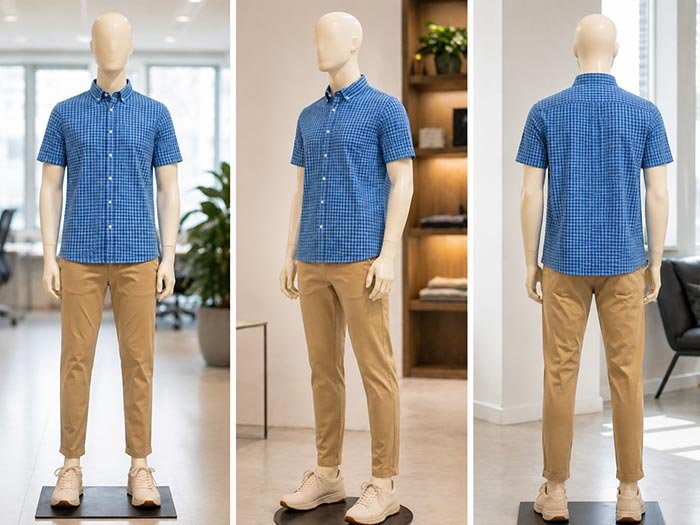 Blumine Check Shirt Picture from 3 Dimensions