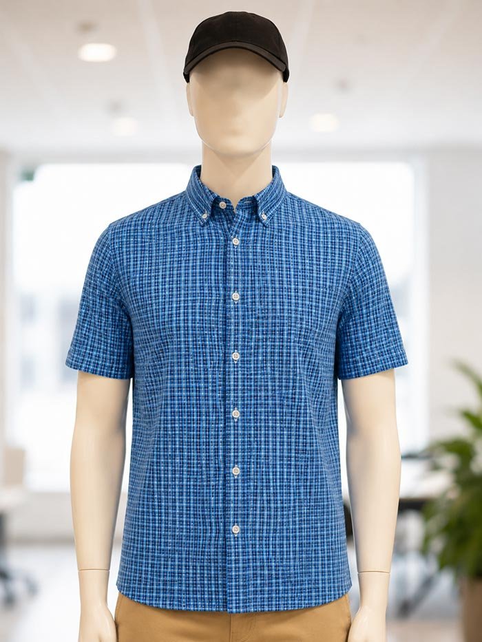 Blumine Check Shirt Closeup Picture