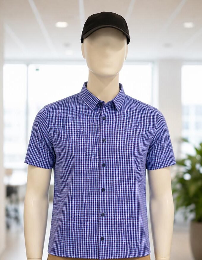 Chathams Blue Check Shirt