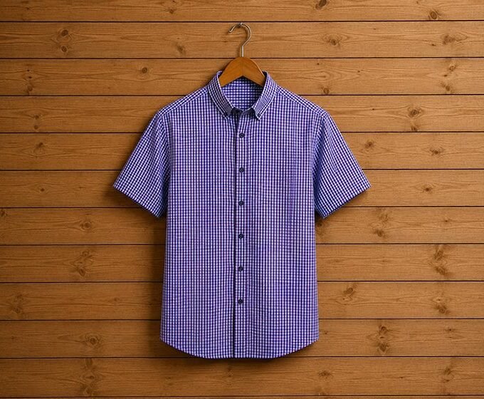 Chathams Blue Check Shirt