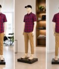 Red Biscay Check Shirt Picture from 3 Dimensions