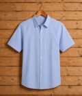 Bali Blue Business Shirt Picture on Hanger