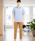 Bali Blue Business Shirt Picture From front
