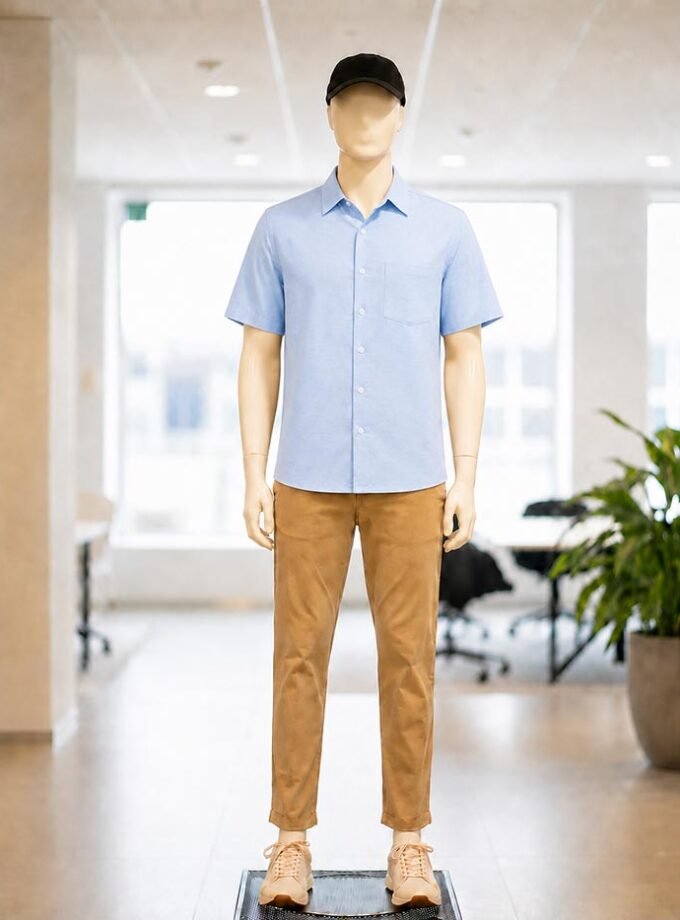 Bali Blue Business Shirt Picture From front