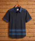 Black and Blue Elegent Business Shirt Picture on Hanger