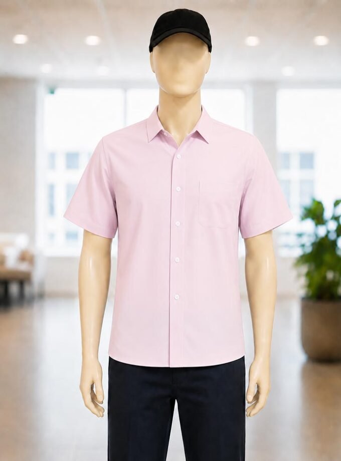 Mountbatten Pink Business Shirt Closeup Picture