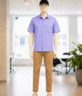 Polo Pink Business Shirt Picture From Front