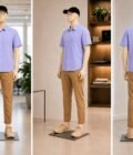 Polo Pink Business Shirt Picture From 3 Dimensions