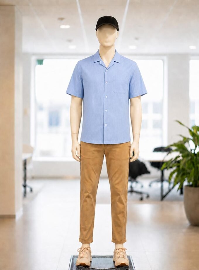Regent St Blue Business Shirt Picture From Front