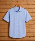 Spindle Blue Business Shirt Picture on Hanger