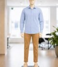Spindle Blue Business Shirt Picture From Front