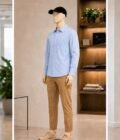 Spindle Blue Business Shirt Picture From 3 Dimensions