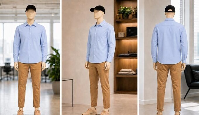 Spindle Blue Business Shirt