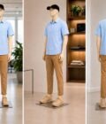 White Half Baked Dot Business Shirt Picture From 3 Dimensions