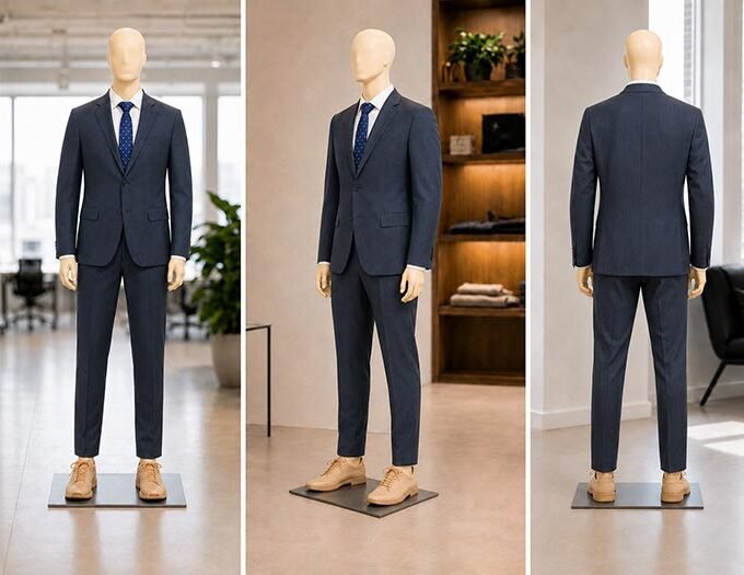 Oxford Blue 2 Piece Suits