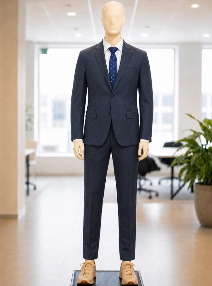 Oxford Blue 2 Piece Suits Picture From Front