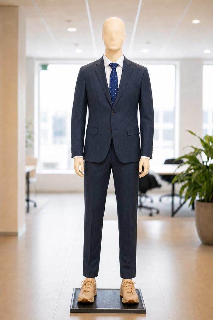 Oxford Blue 2 Piece Suits Picture From Front