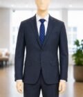 Oxford Blue 2 Piece Suits Closeup Picture