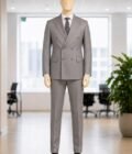 Stack Brown 2 Piece Suit Picture From Front