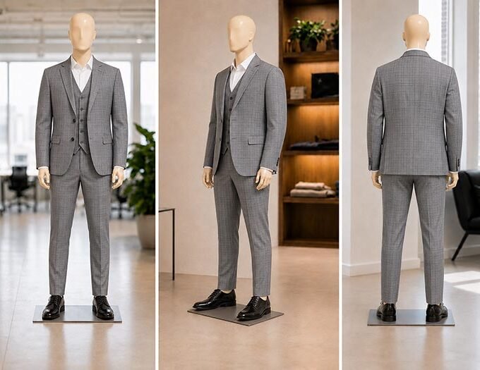 Boulder Checked 3 Piece Suit