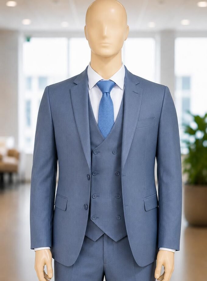 Slate Gray 3 Piece Suit