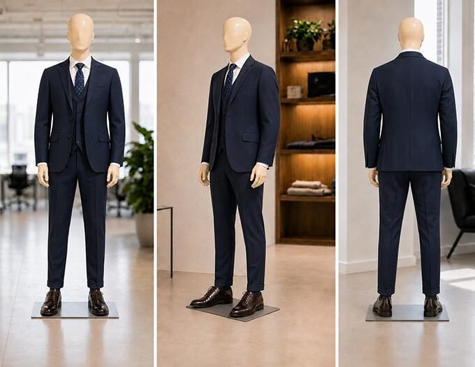 Steel Gray 3 Piece Suit