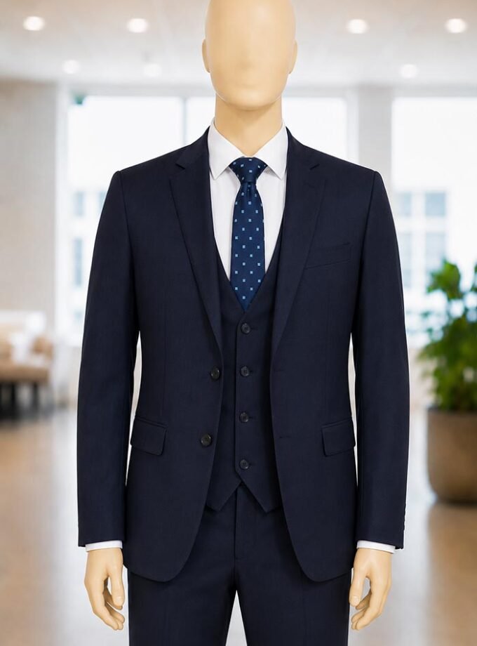 Steel Gray 3 Piece Suit