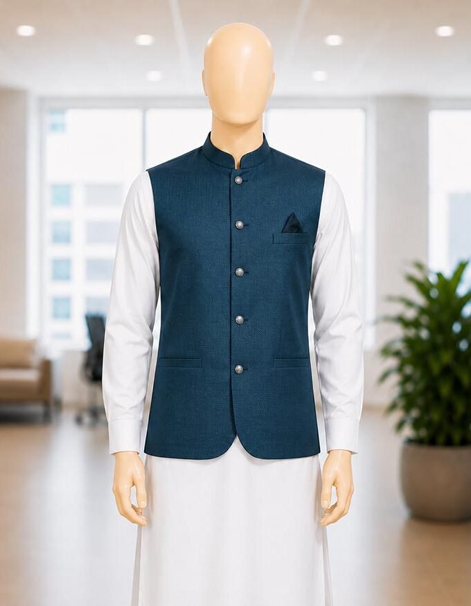 Pickled Blue Waist Coat