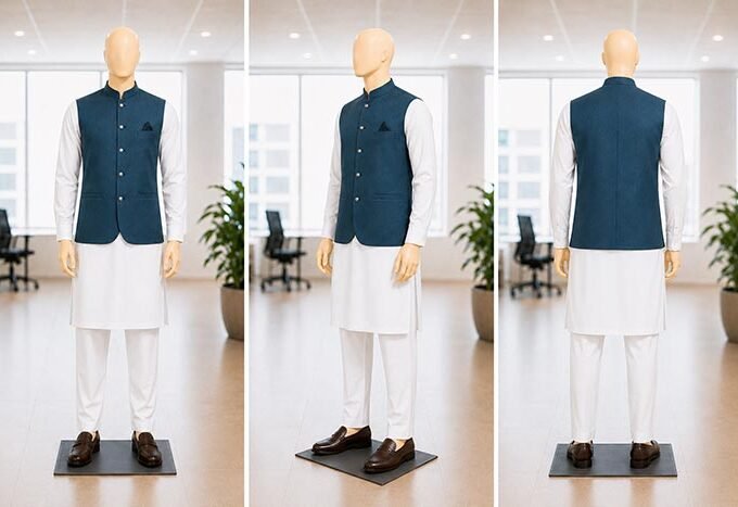 Pickled Blue Waist Coat