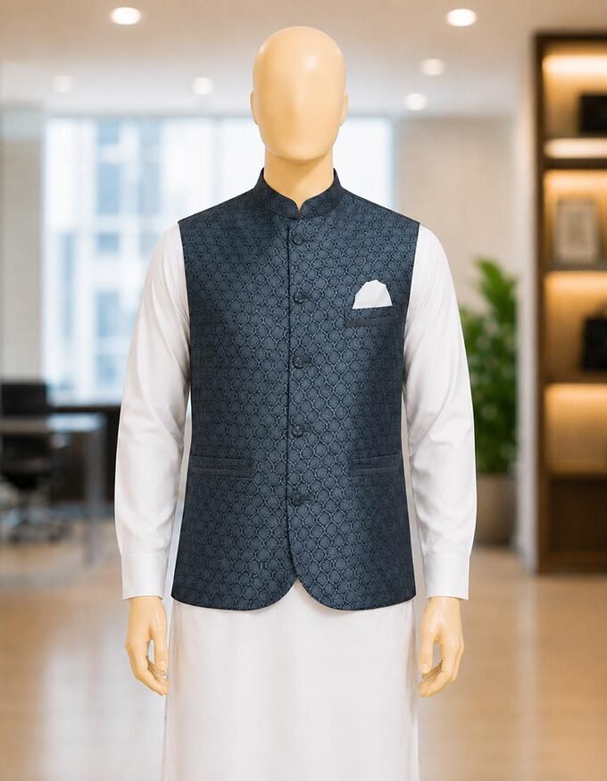 River Blue Waist Coat