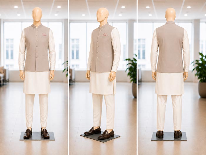 Zorba Brown Waist Coat Picture From 3 Dimensions