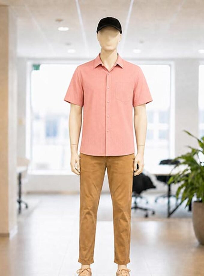 Coral Tree Business Shirt Picture from front