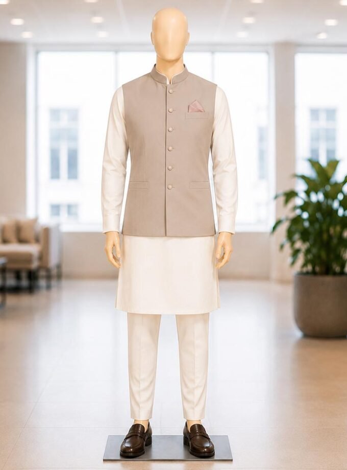 Zorba Brown Waist Coat Picture From Front