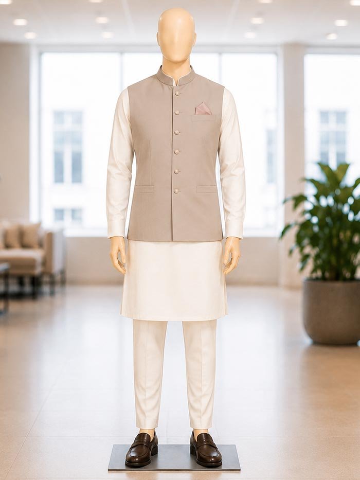 Zorba Brown Waist Coat Picture From Front