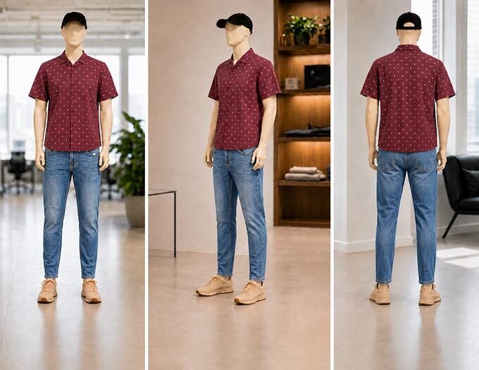 Casual Faded Jeans