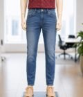 Faded Jeans Closeup Picture