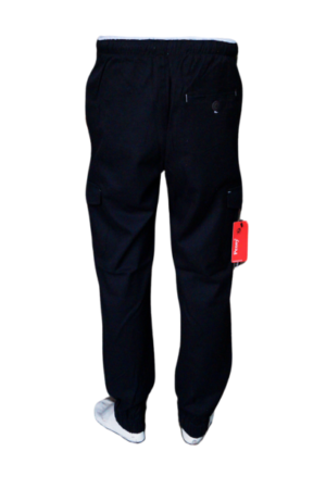 Ebony Black Casual Trouser - Image 2