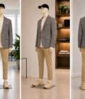 Ferra Brown Checked Coat Picture From 3 Dimensions