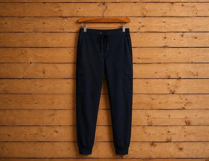 Ebony Black Casual Trouser