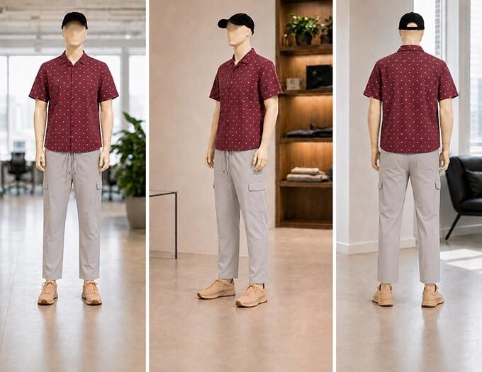 Nobel Brown Casual Trouser