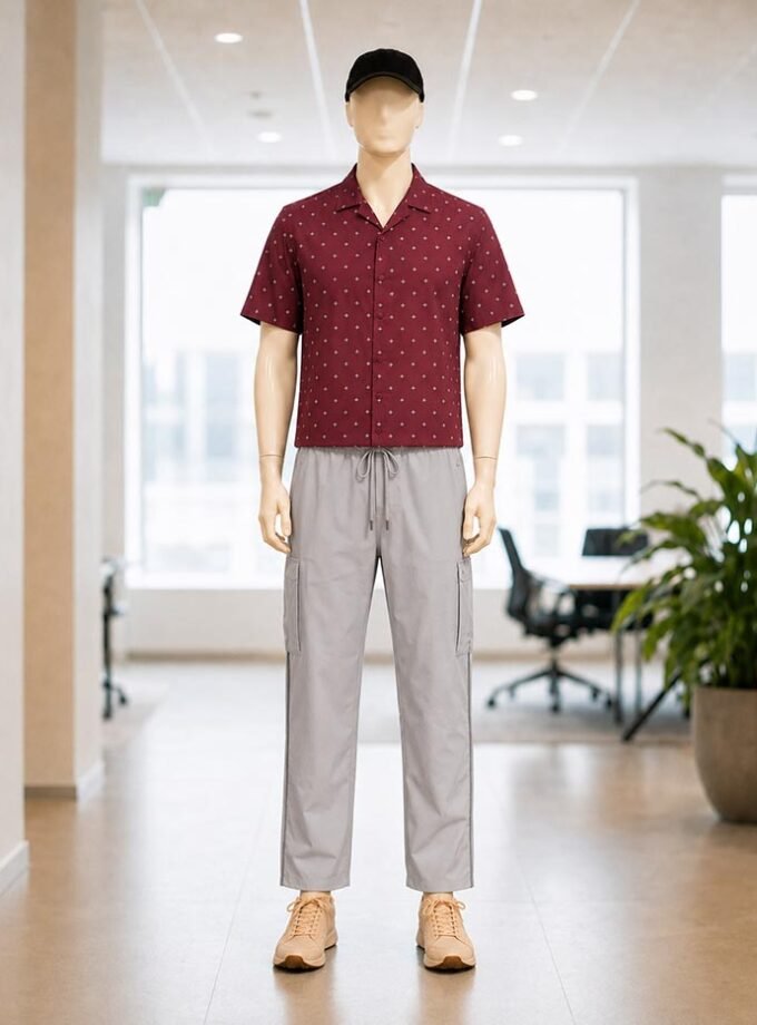Nobel Brown Casual Trouser Picture From Front