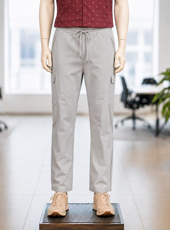 Nobel Brown Casual Trouser