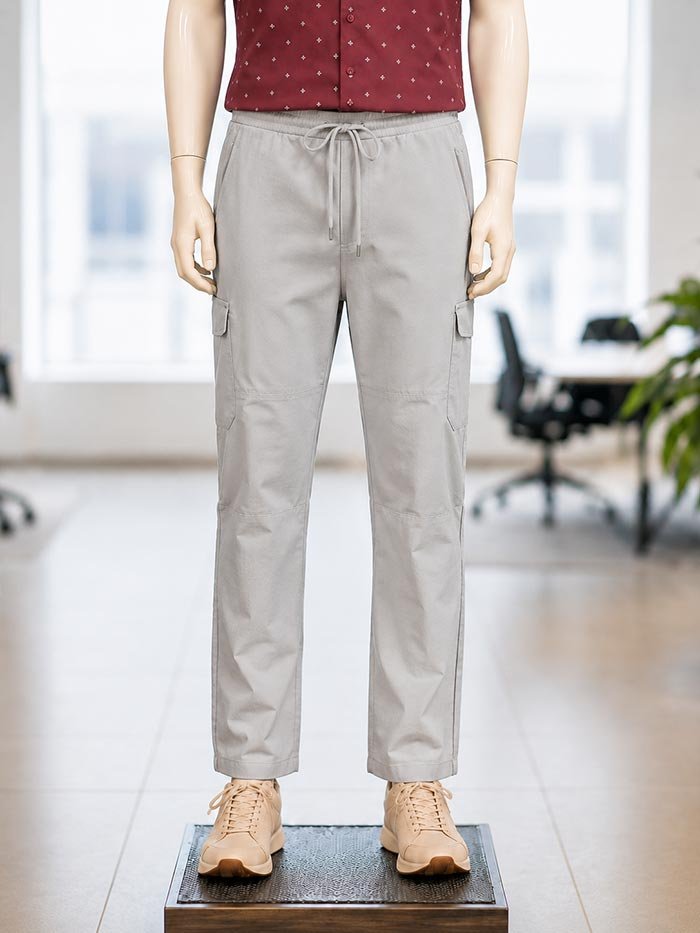 Nobel Brown Casual Trouser Closeup Picture