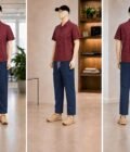 Pickled Blue Casual Trousers Picture From 3 Dimensions